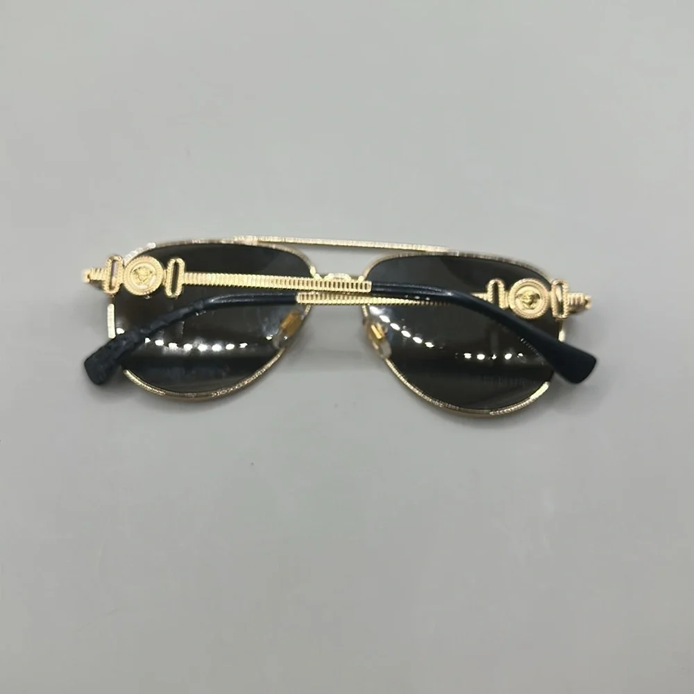 Versace VK2002 1002/A 52•13 130 3N Aviator Style Sunglasses - Kids/Youth Unisex